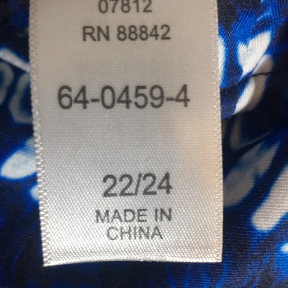 SWIMSUITS FOR All - Quick Dry Swimsuit Cover Up/Jean Top Abstract Sunburst - Picture 16 of 16